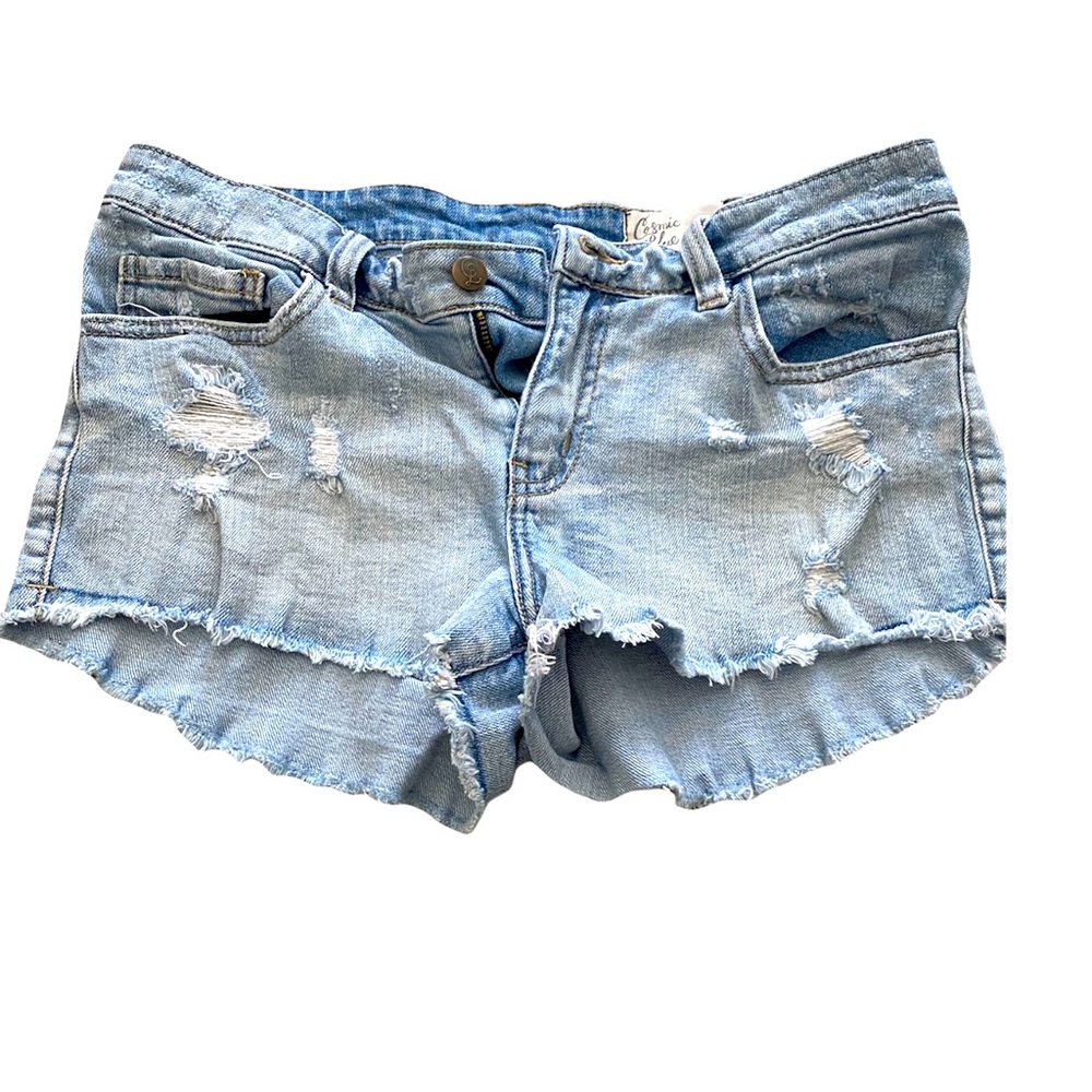 COSMIC BLUE LOVE shorts